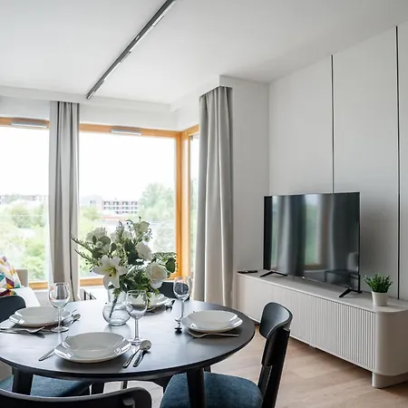Portowa M1 - Vistula River Nearby, Parking, Balcony - By Rentujemy Appartement