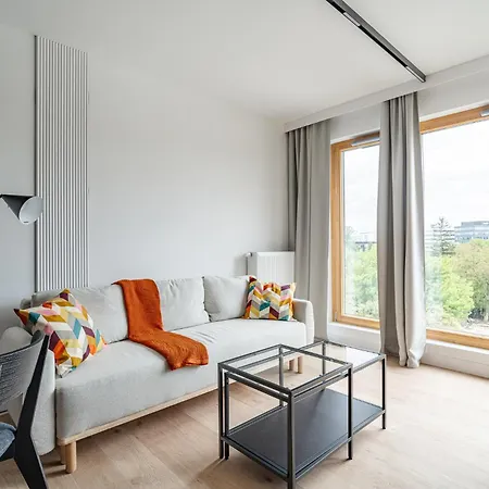 Appartement Portowa M1 - Vistula River Nearby, Parking, Balcony - By Rentujemy Krakau